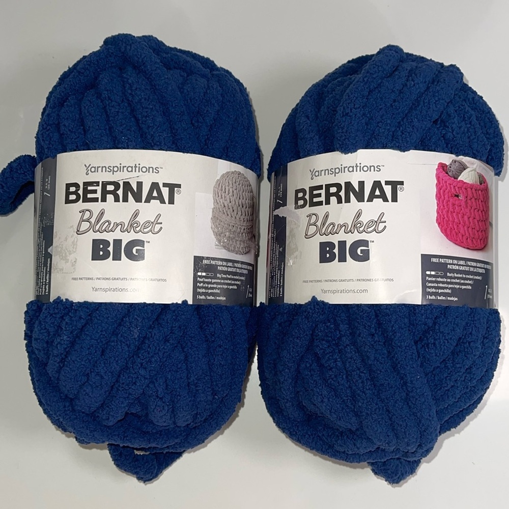 NEW Bernat Big Blanket yarn x2